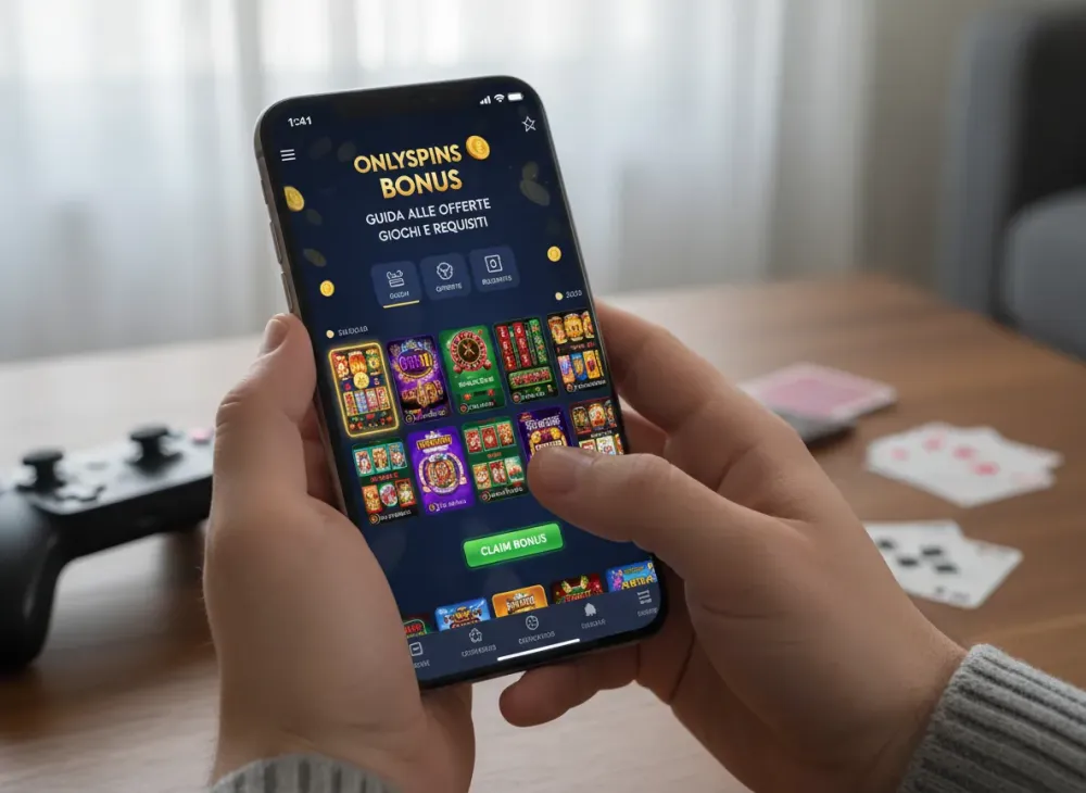 Onlyspins bonus guida alle offerte giochi e requisiti