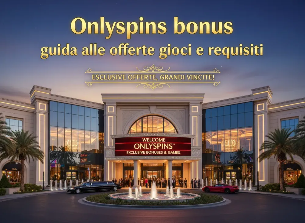 Onlyspins bonus guida alle offerte giochi e requisiti