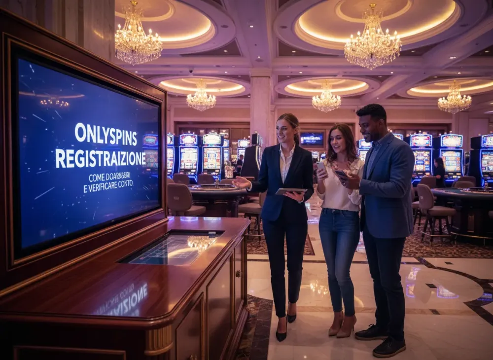 Onlyspins registrazione come registrarsi e verificare conto
